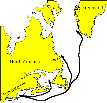 migration routes of Atlantic salmon